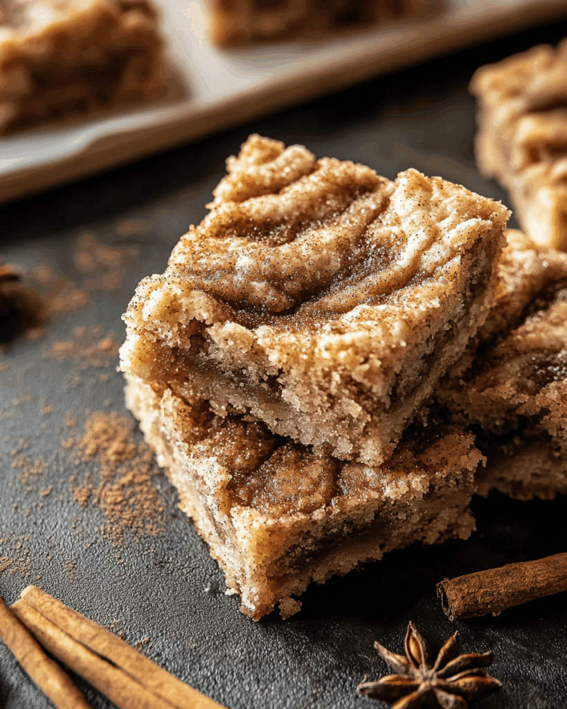 Cinnamon Swirl Snickerdoodle Blondies 3