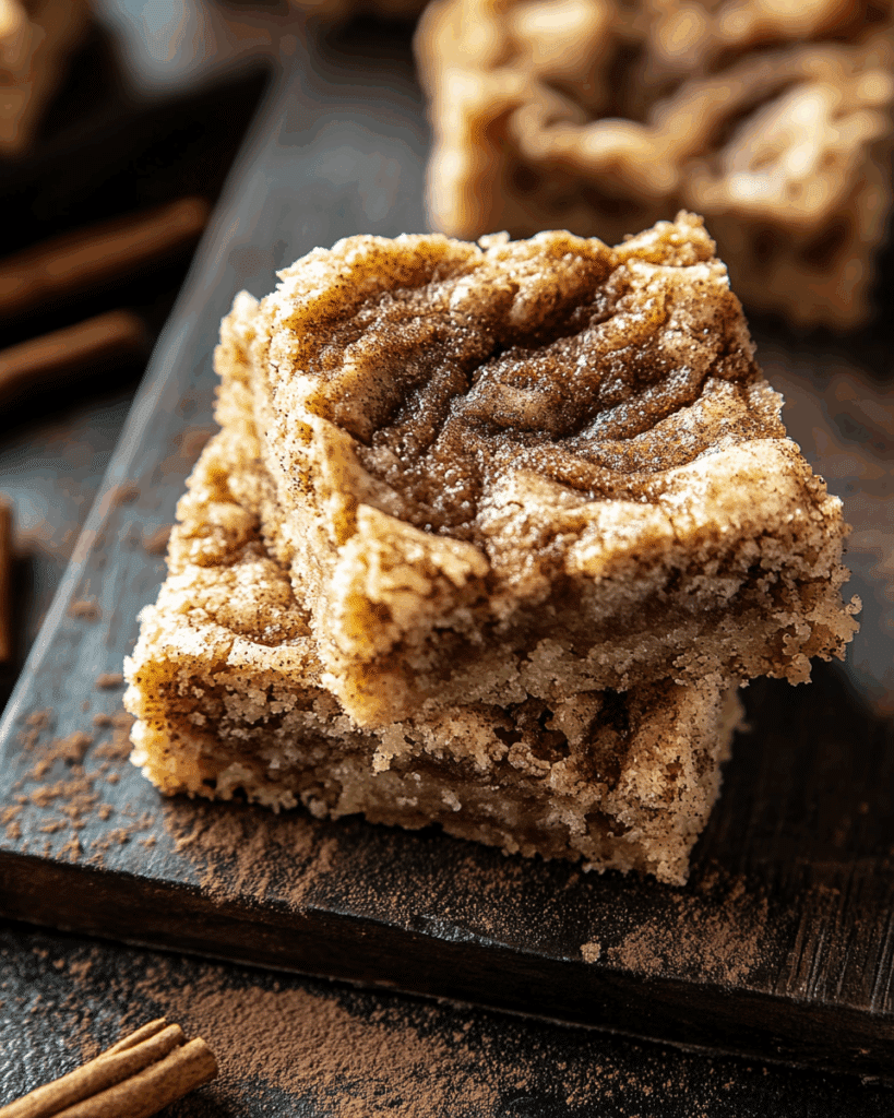Cinnamon Swirl Snickerdoodle Blondies