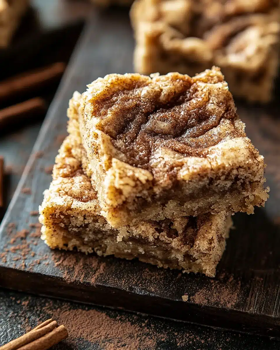 Cinnamon Swirl Snickerdoodle Blondies: Bake Now!