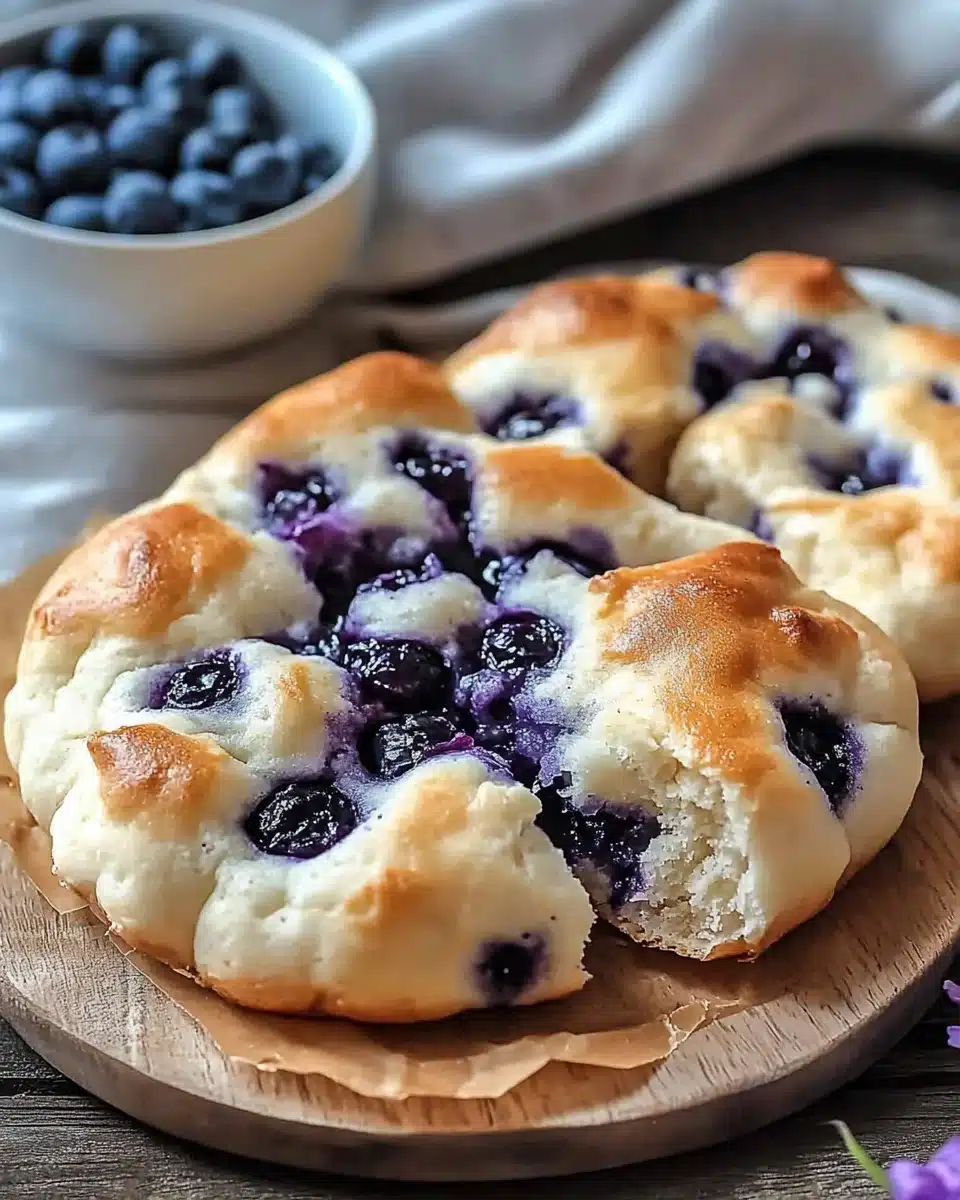 Cottage Cheese Blueberry Cloud Bread: A Tasty Twist!