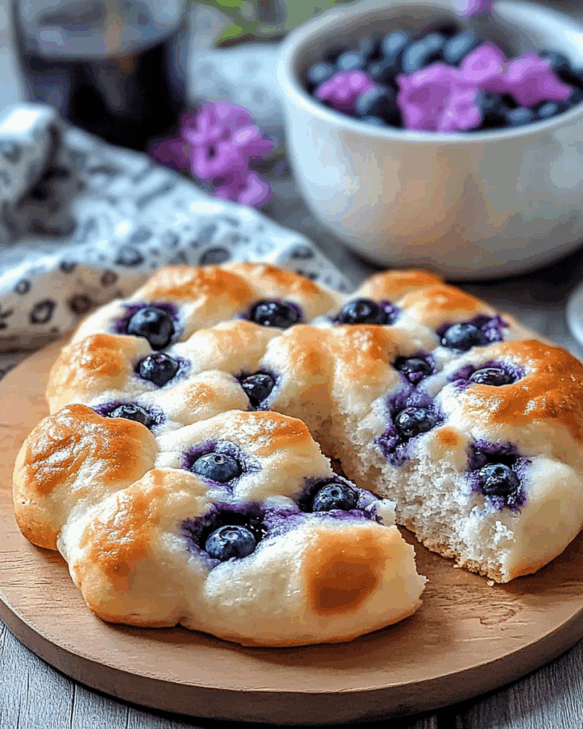 Cottage Cheese Blueberry Cloud Bread 3