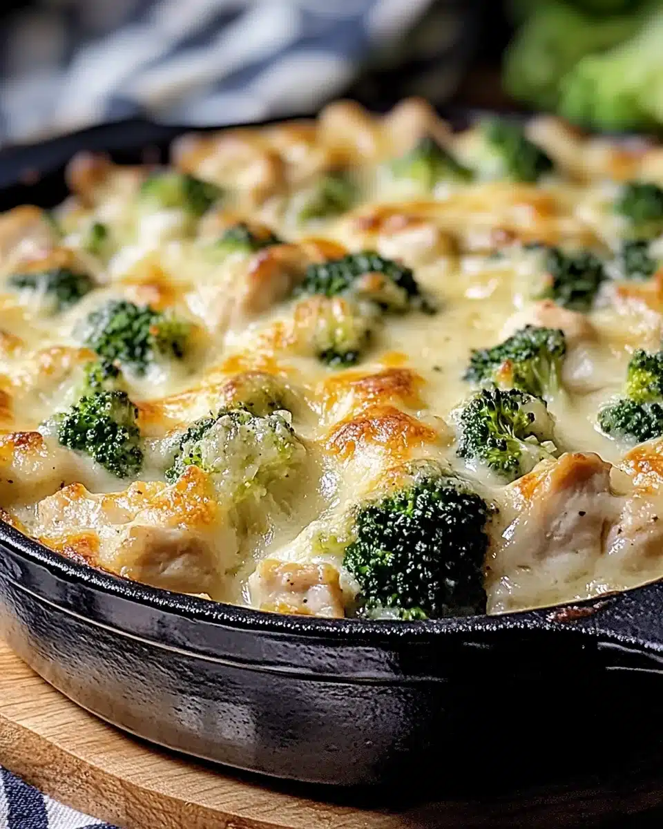 Creamy Chicken Alfredo Broccoli Bake Recipe You’ll Love!