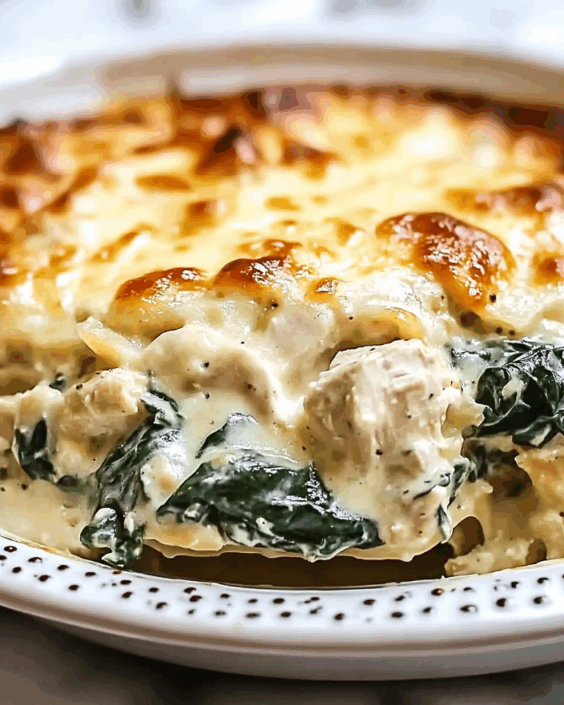 Creamy Chicken and Spinach Casserole 2