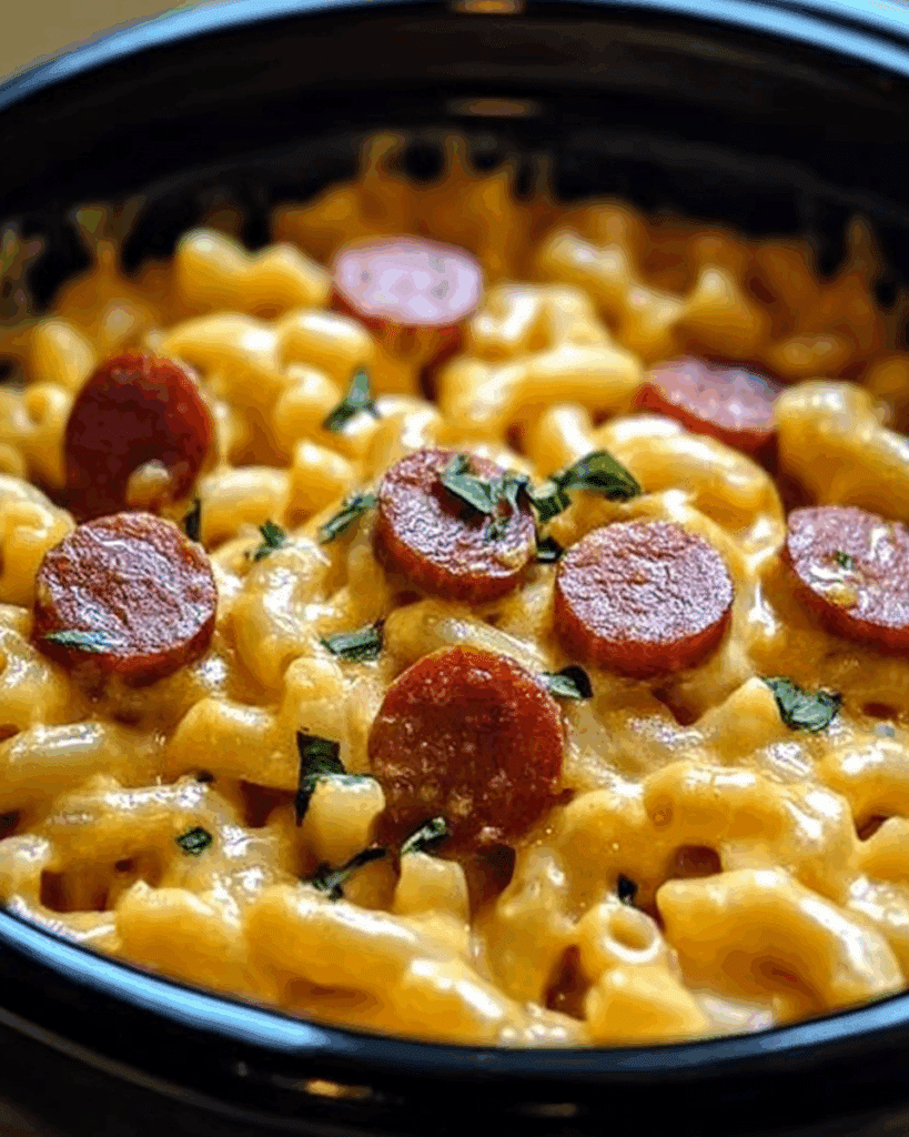 Creamy Kielbasa Mac and Cheese 2