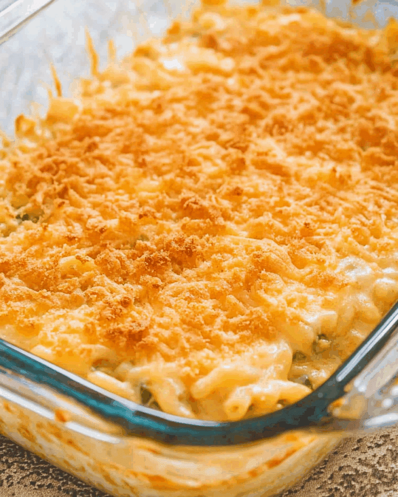 Creamy Mac and Cheese Green Bean Casserole 3