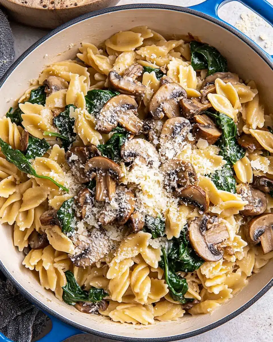 Creamy Mushroom Spinach Pasta: A Deliciously Easy Recipe