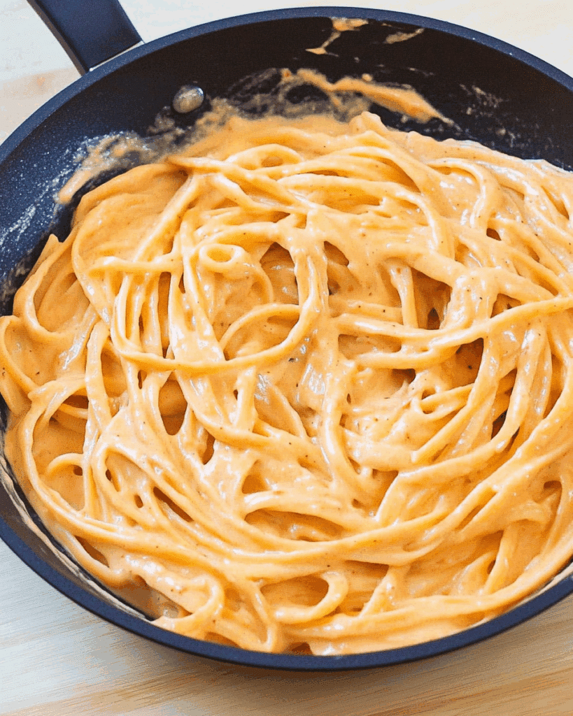 Creamy Red Pepper Alfredo Pasta 2