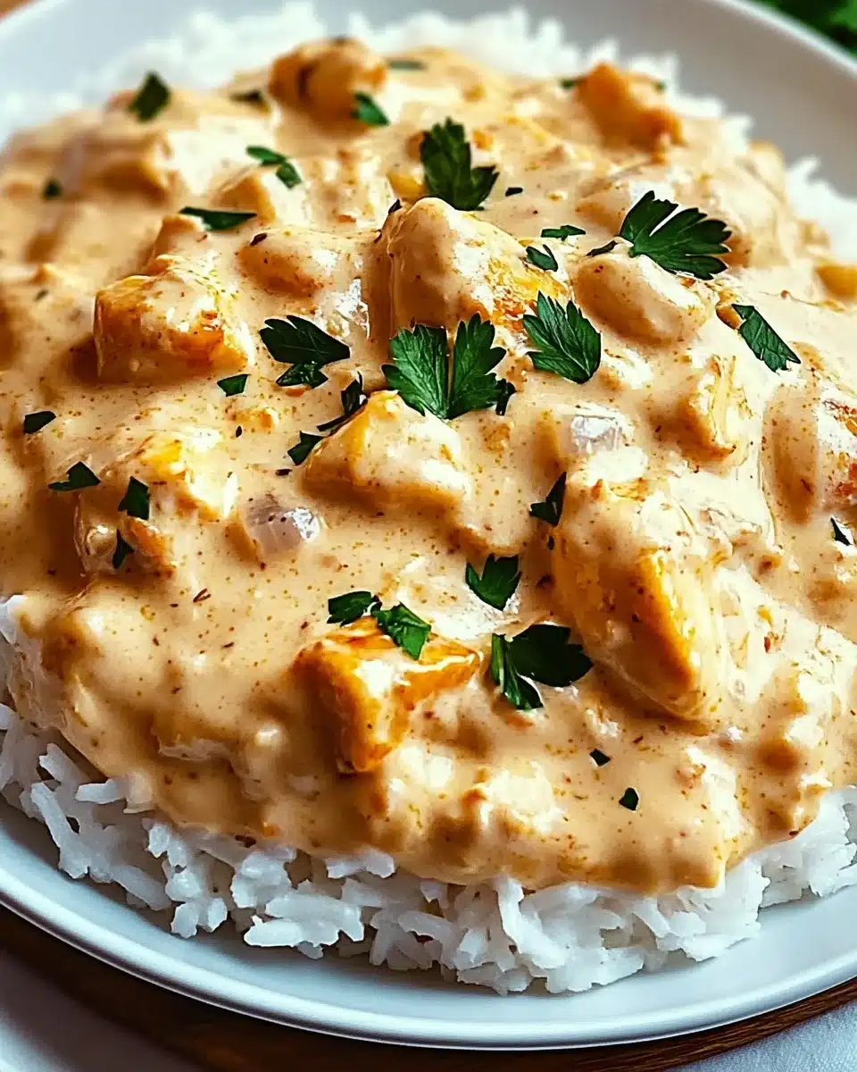 Creamy Smothered Chicken and Rice Recipe for Dinner Joy!
