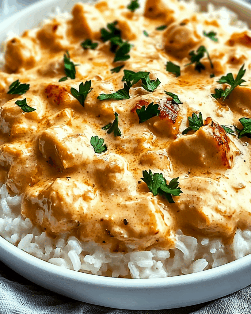 Creamy Smothered Chicken and Rice 3