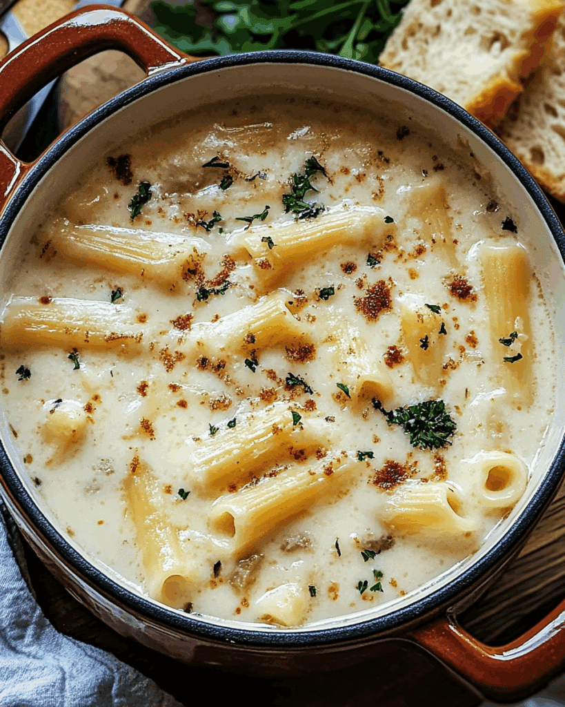 Creamy White Lasagna Soup 3