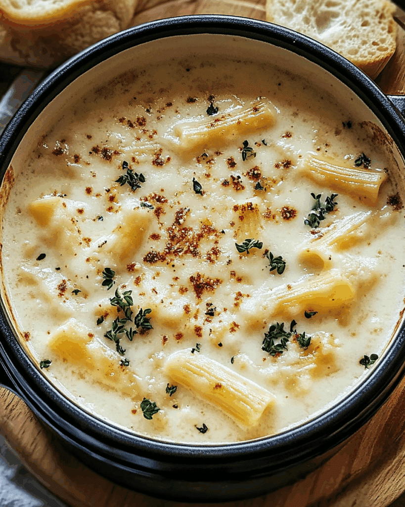 Creamy White Lasagna Soup