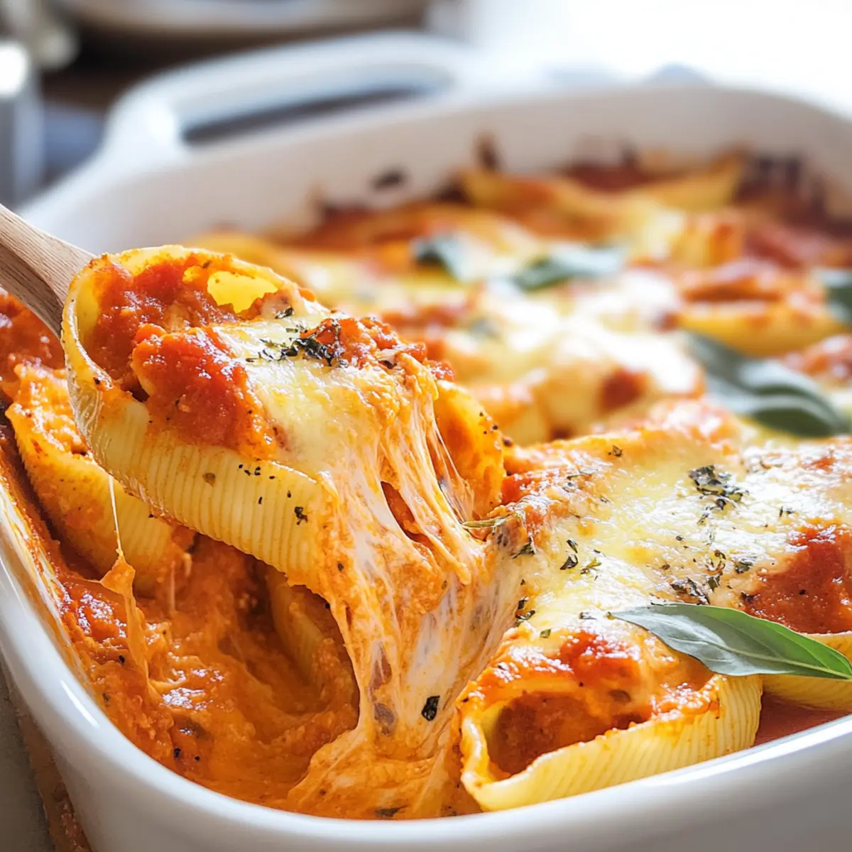 Creamy Pumpkin Ricotta Stuffed Shells ohm401
