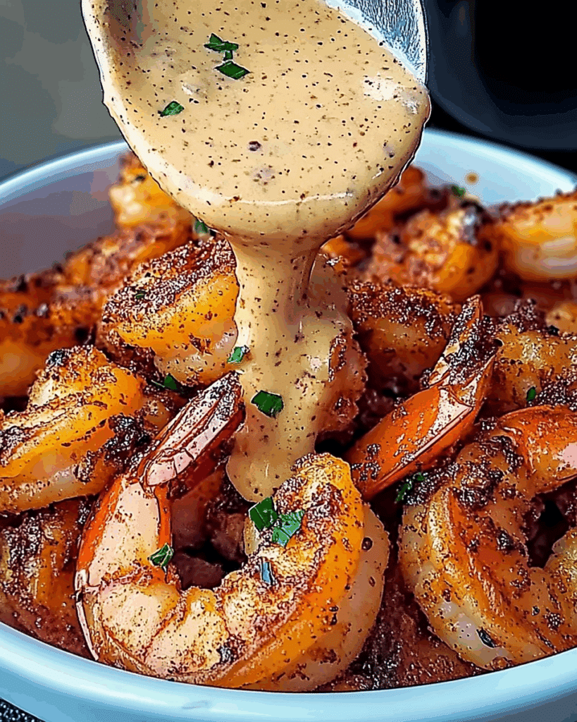 Crispy Cajun Shrimp with Creamy Sauce 3