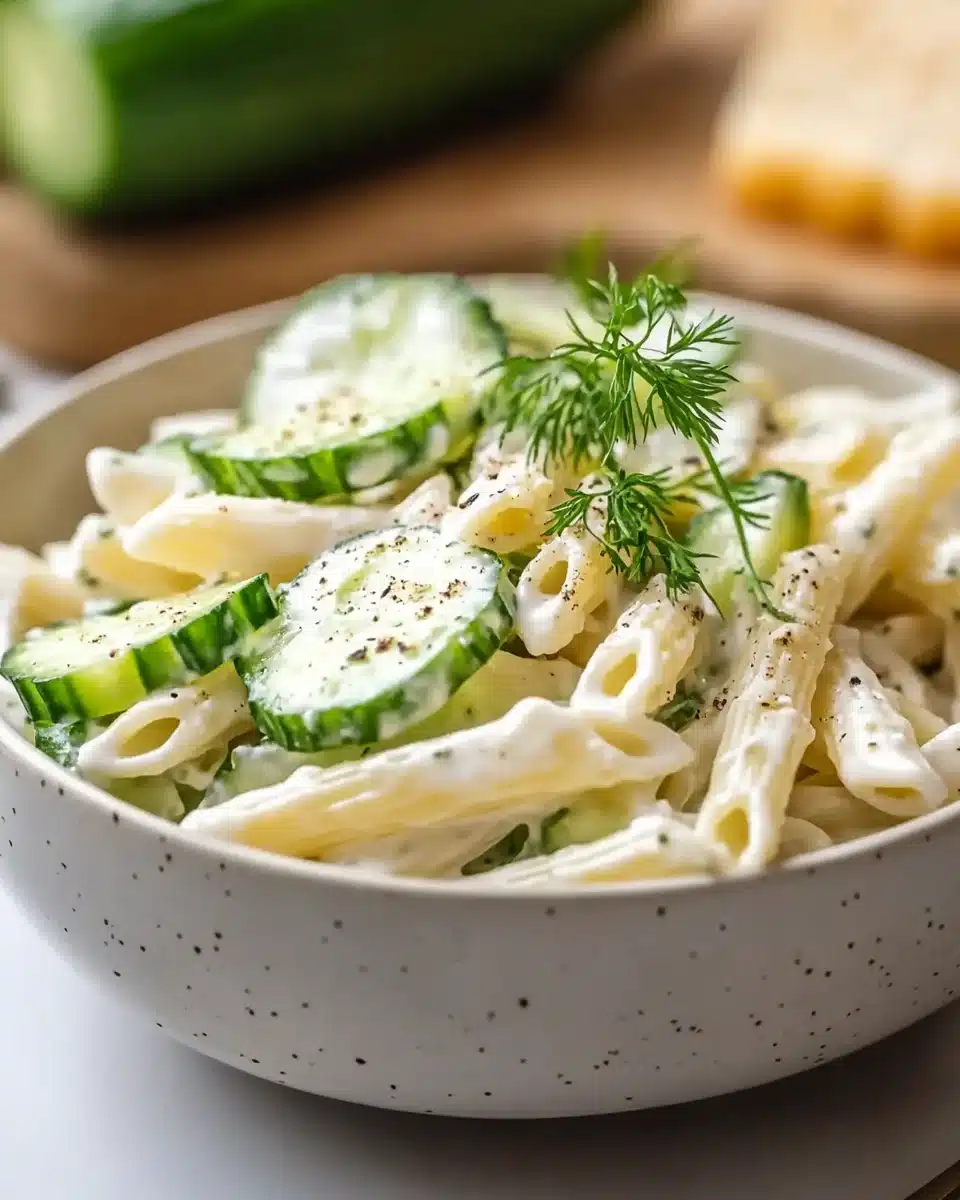 Crispy Cucumber Pasta Salad: A Refreshing Delight!