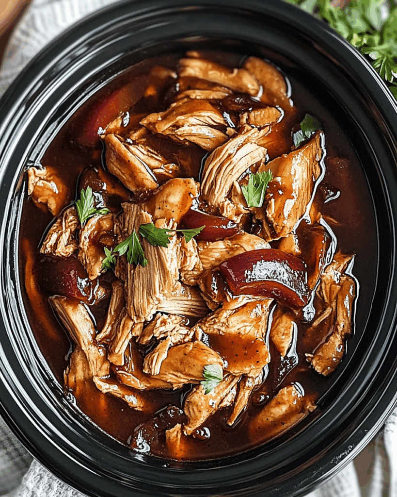 Crock Pot Bourbon Chicken