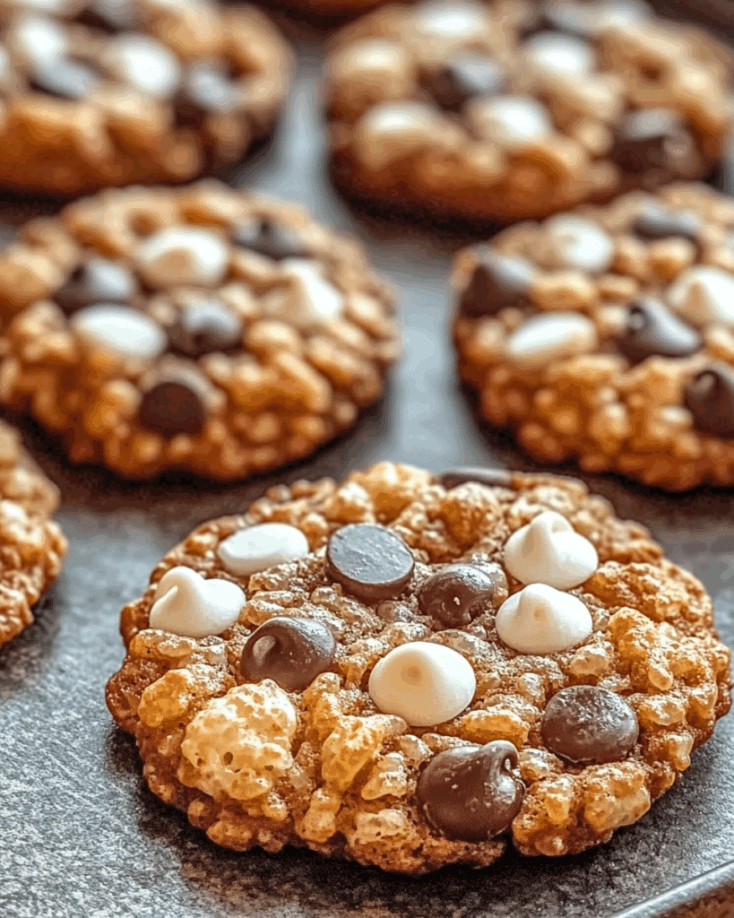 Crunchy Chocolate Chip Rice Krispie Cookies 2