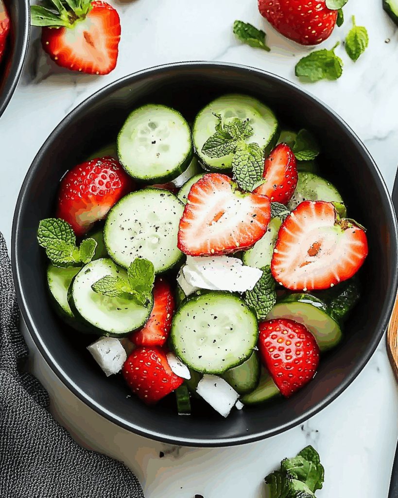 Cucumber Strawberry Salad 2