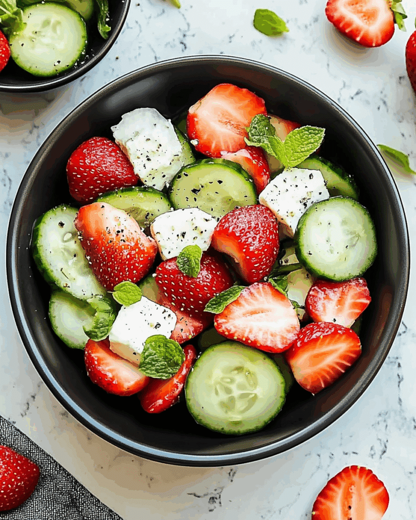 Cucumber Strawberry Salad 3