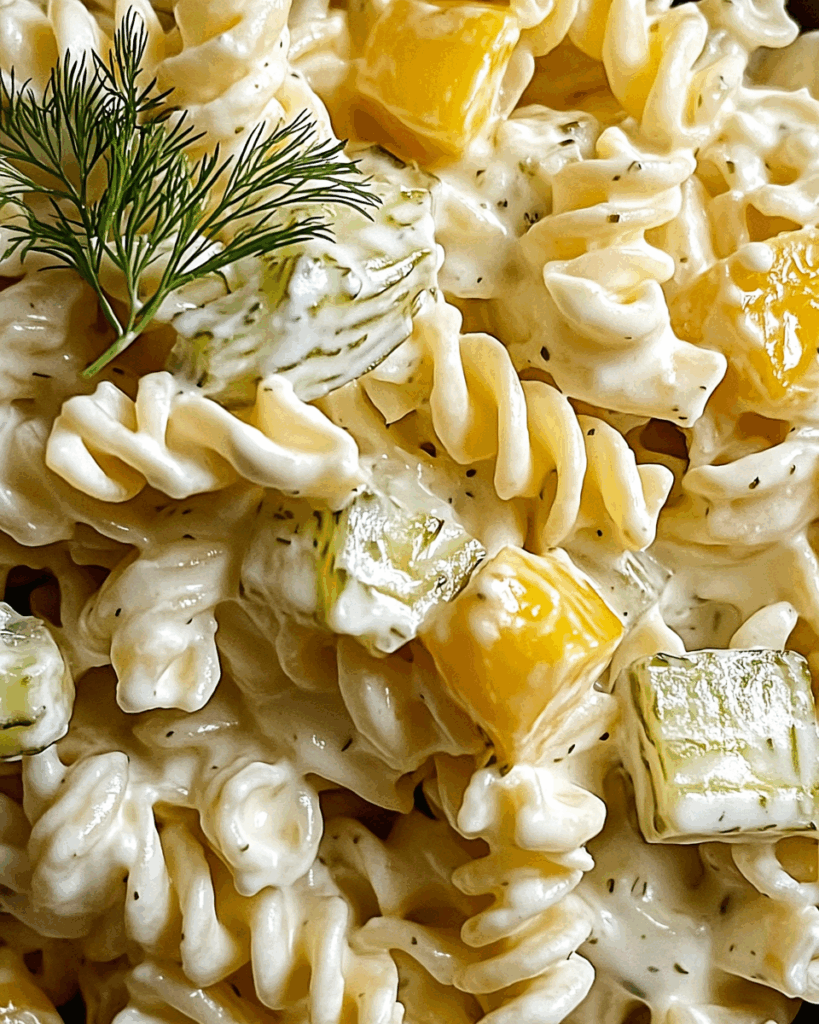 Dill Pickle Pasta Salad 3