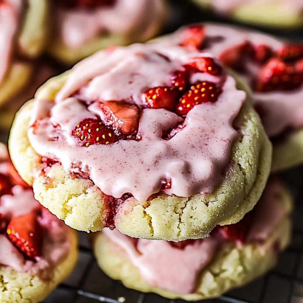 Double Strawberry Sugar Cookies f1avdn
