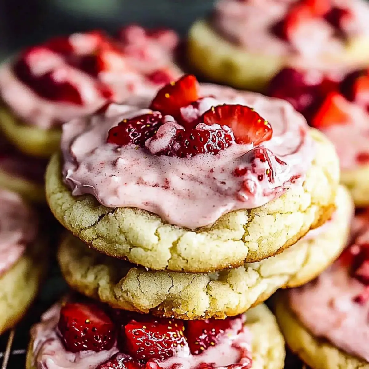 Double Strawberry Sugar Cookies: Soft, Chewy Berry Bliss
