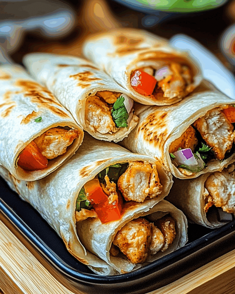 Firecracker Chicken Wraps 2