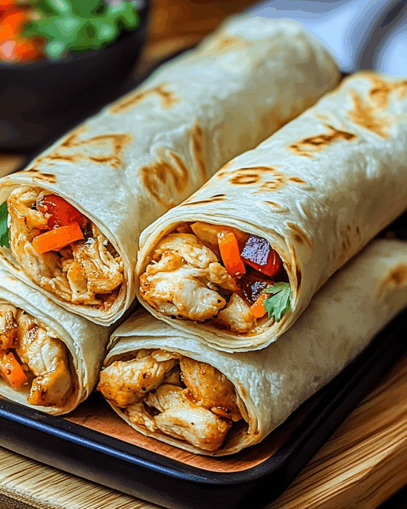 Firecracker Chicken Wraps 3