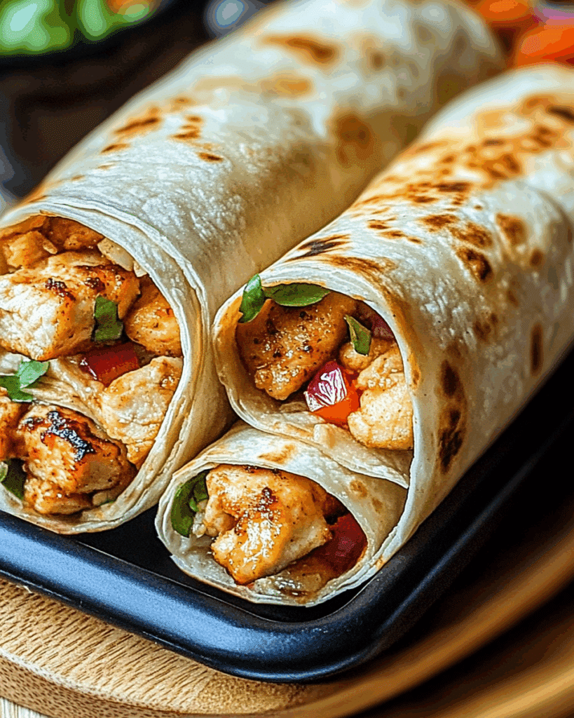 Firecracker Chicken Wraps