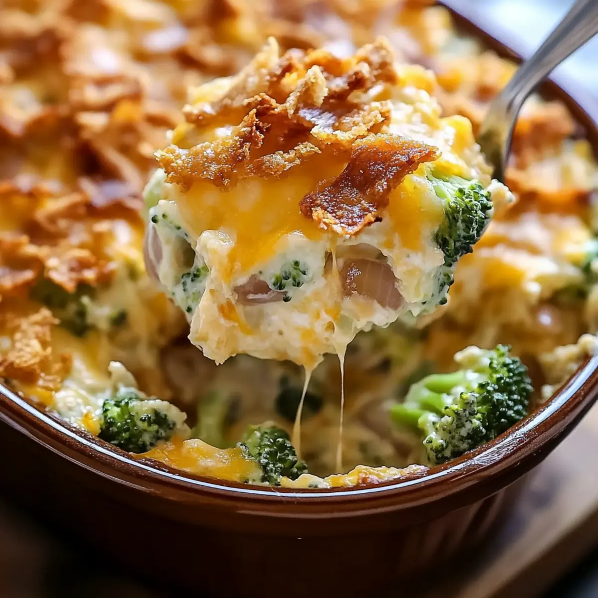 Mouthwatering French Onion Broccoli Cheese Casserole Delight