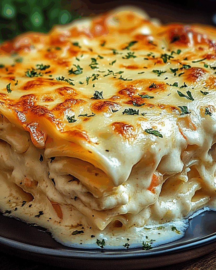 Garlic Butter Shrimp Scampi Lasagna 3 1