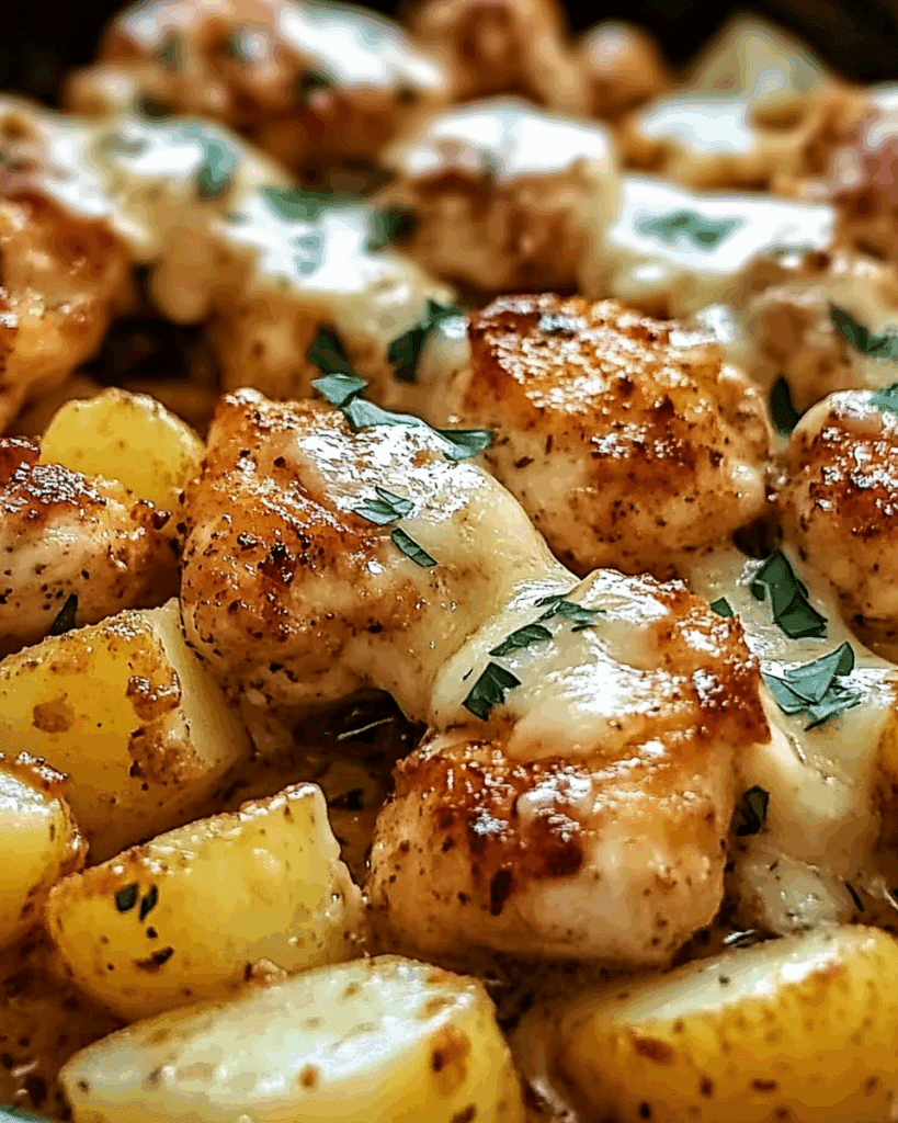 Garlic Parmesan Chicken and Potatoes
