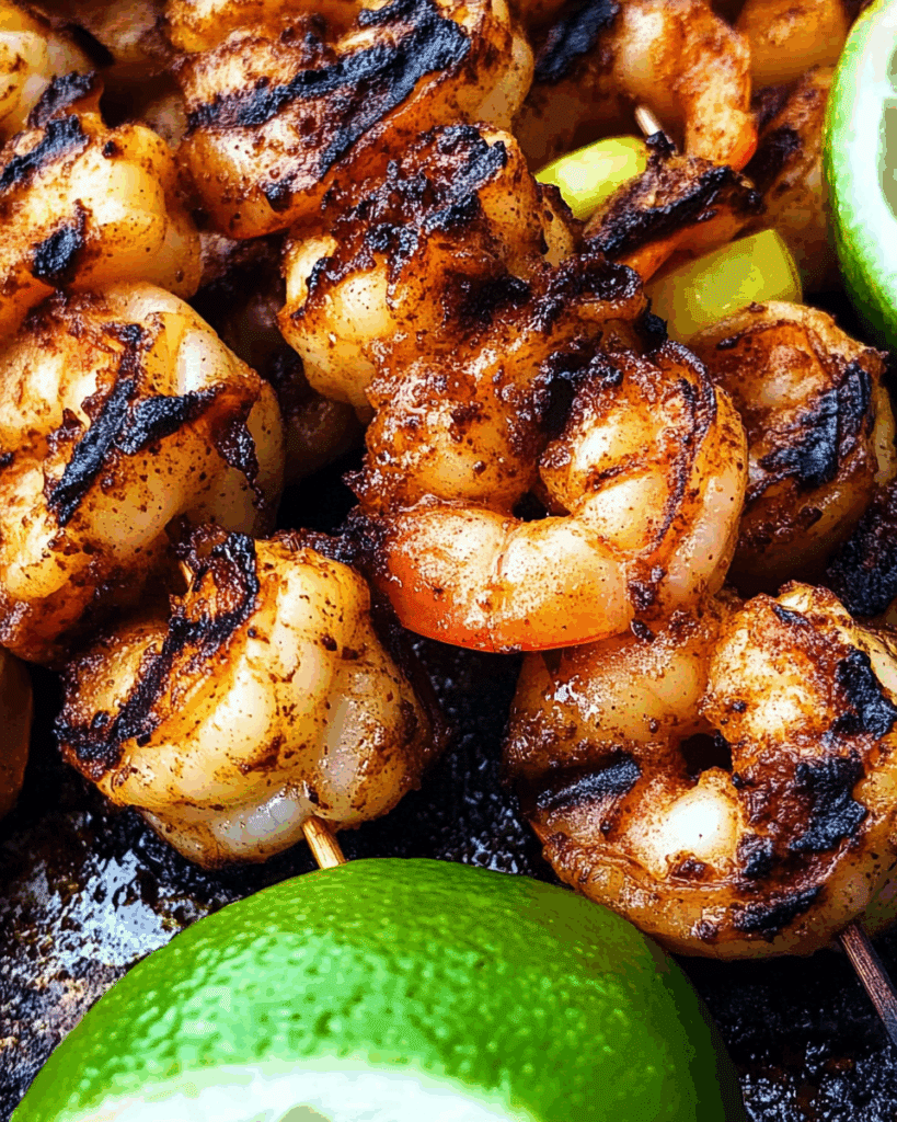 Grilled Margarita Shrimp Kebabs 3