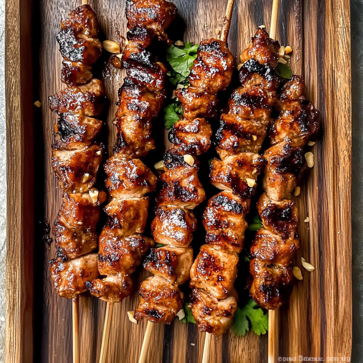 Grilled Thai Coconut Chicken Skewers pki7pu