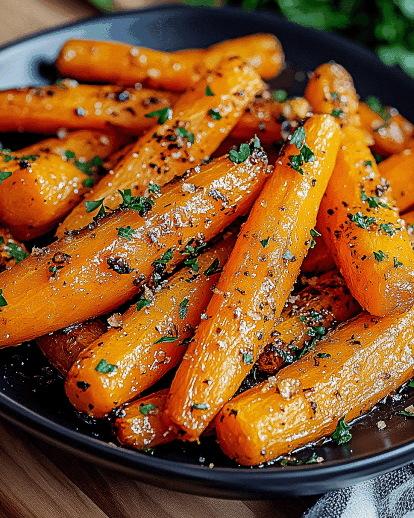 Honey Garlic Butter Roasted Carrots 2