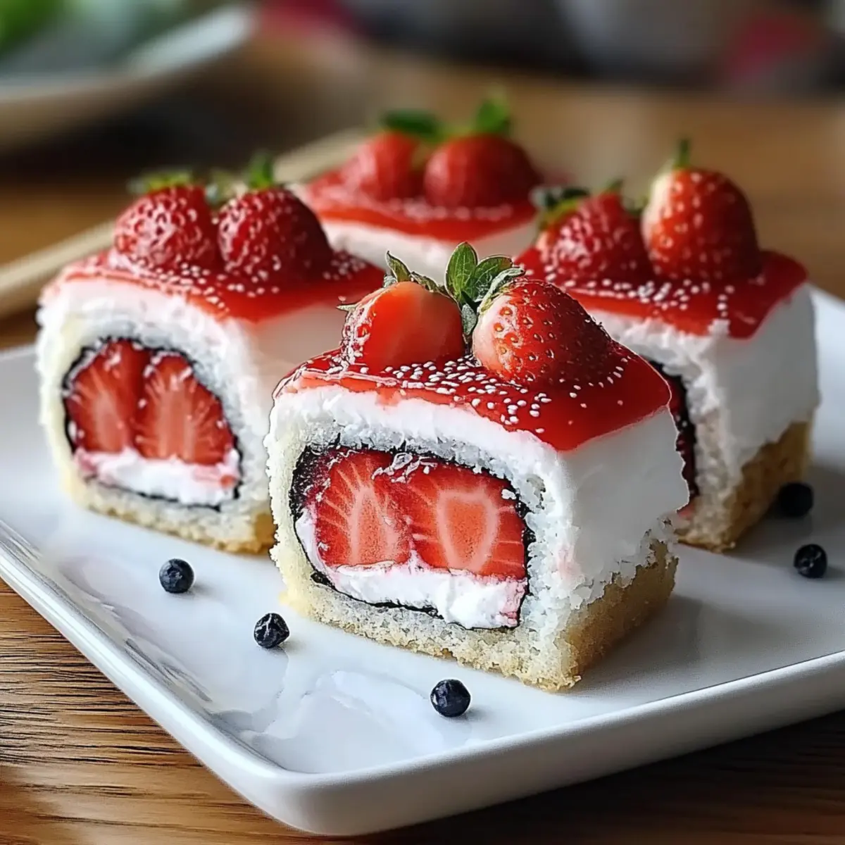 How to Make Strawberry Shortcake Sushi That Will Wow Everyone