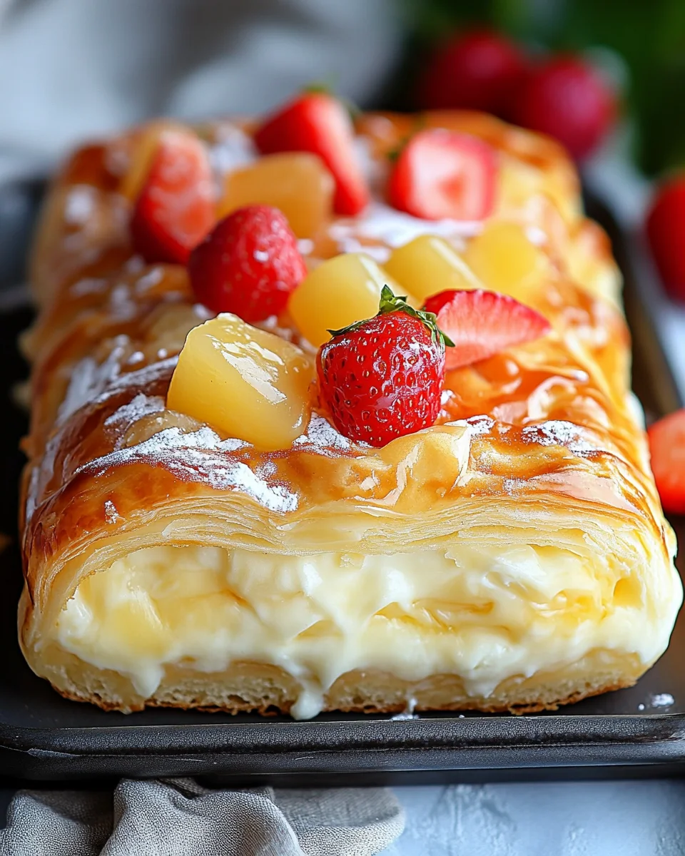 Irresistible King Hawaiian Cheesecake Danish is a must-try!