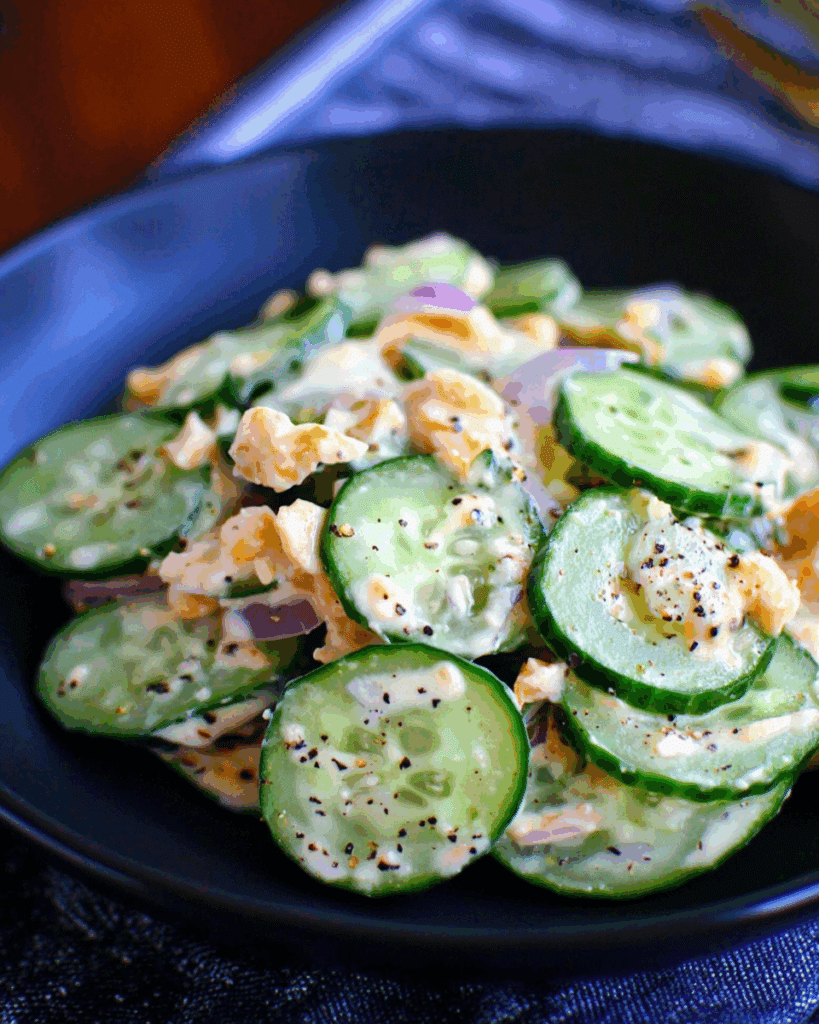 Jalapeno Popper Cucumber Salad 2