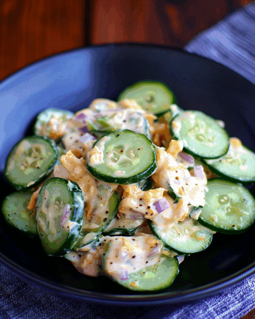 Jalapeno Popper Cucumber Salad 3