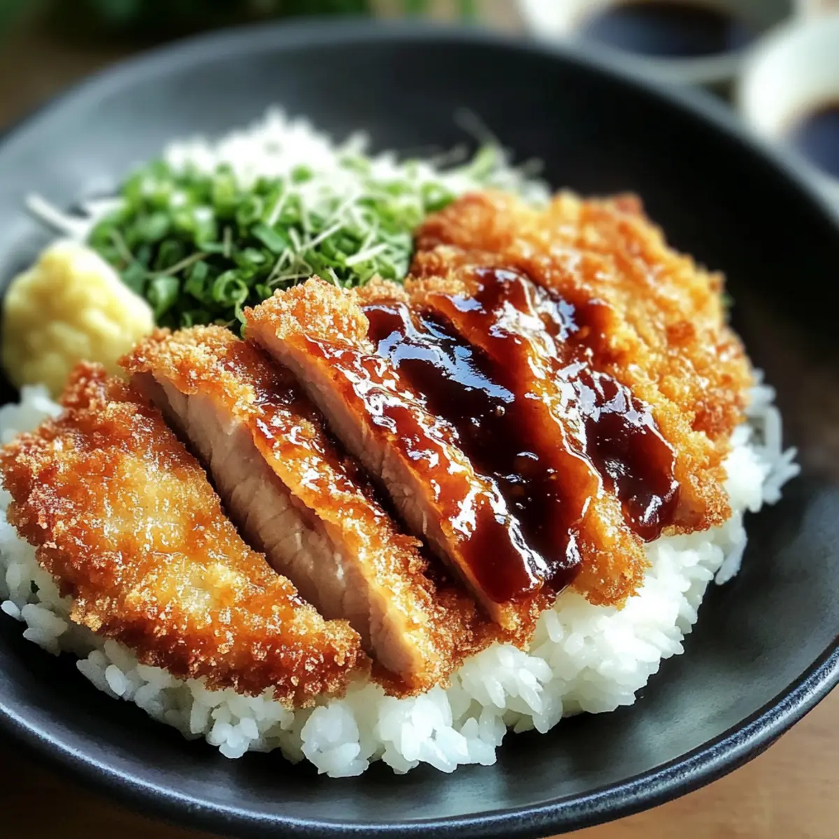Japanese Katsu Bowls with Tonkatsu Sauce stbwud
