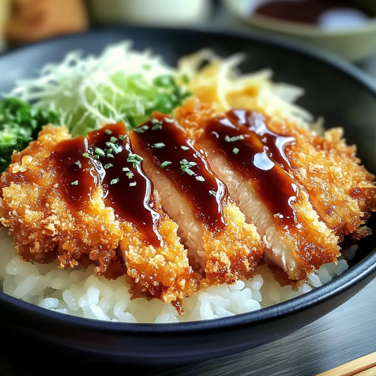 Japanese Katsu Bowls with Tonkatsu Sauce wyn5bf