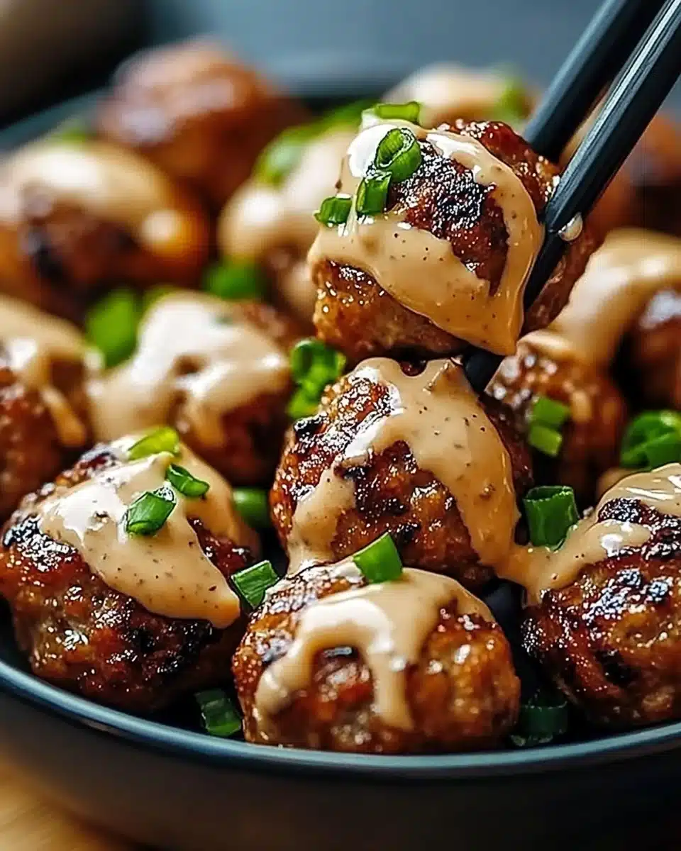 Korean BBQ Meatballs with Spicy Mayo Dip Delight You!