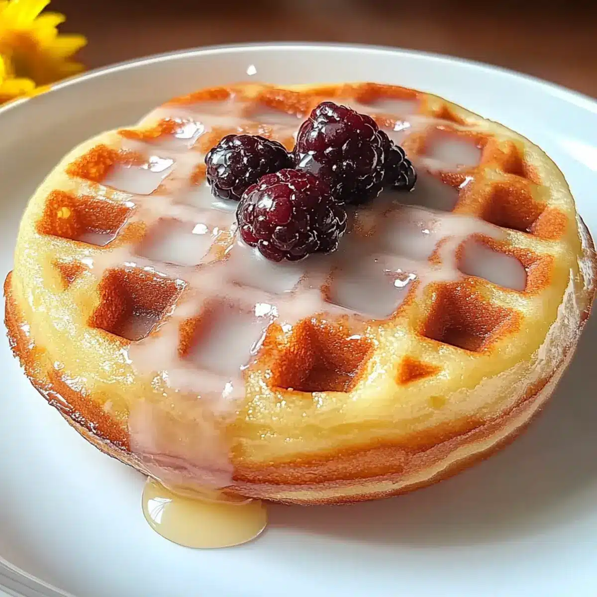 Delicious Low Carb Donut Chaffle for Guilt-Free Indulgence