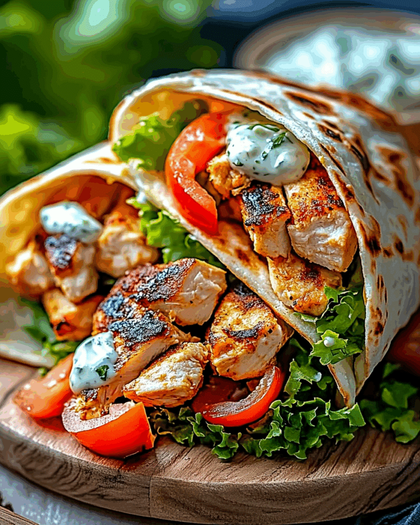 Mediterranean Chicken Gyros 2