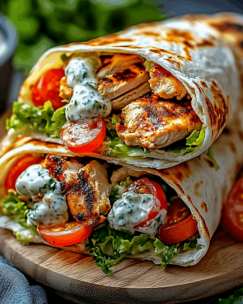 Mediterranean Chicken Gyros 3