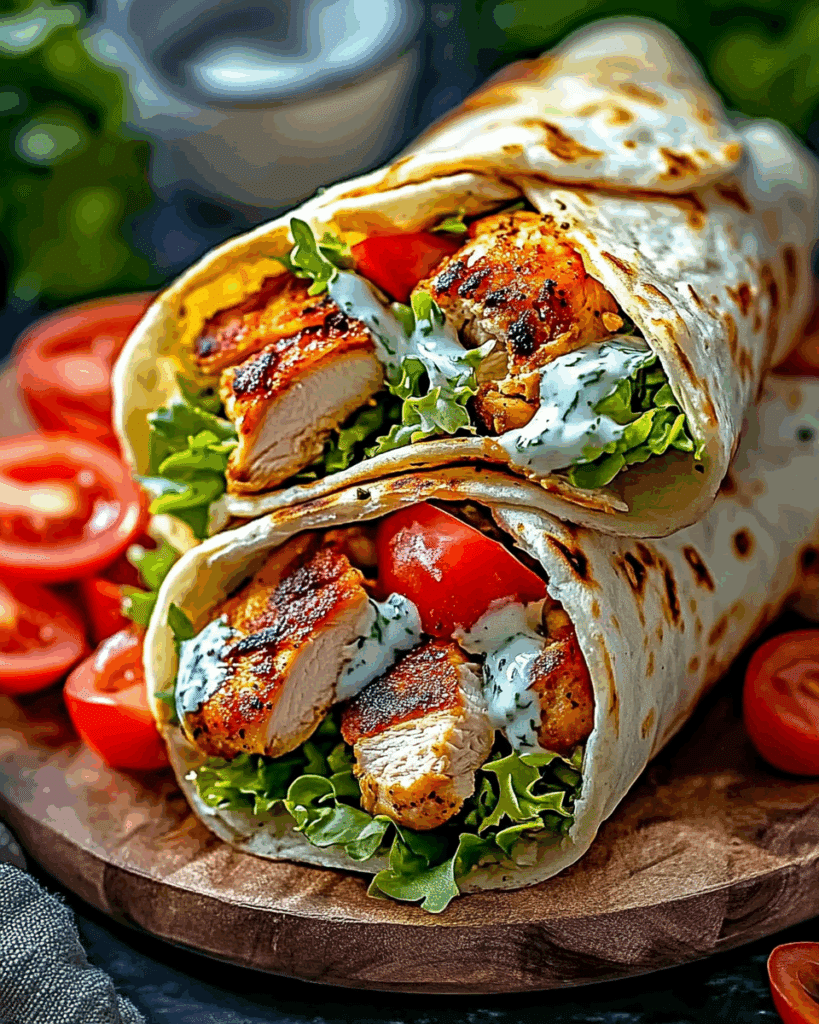 Mediterranean Chicken Gyros