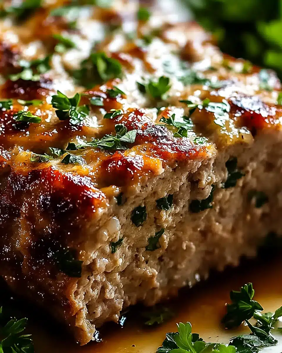 Melt-in-Your-Mouth Garlic Parmesan Chicken Meatloaf Recipe Awaits!