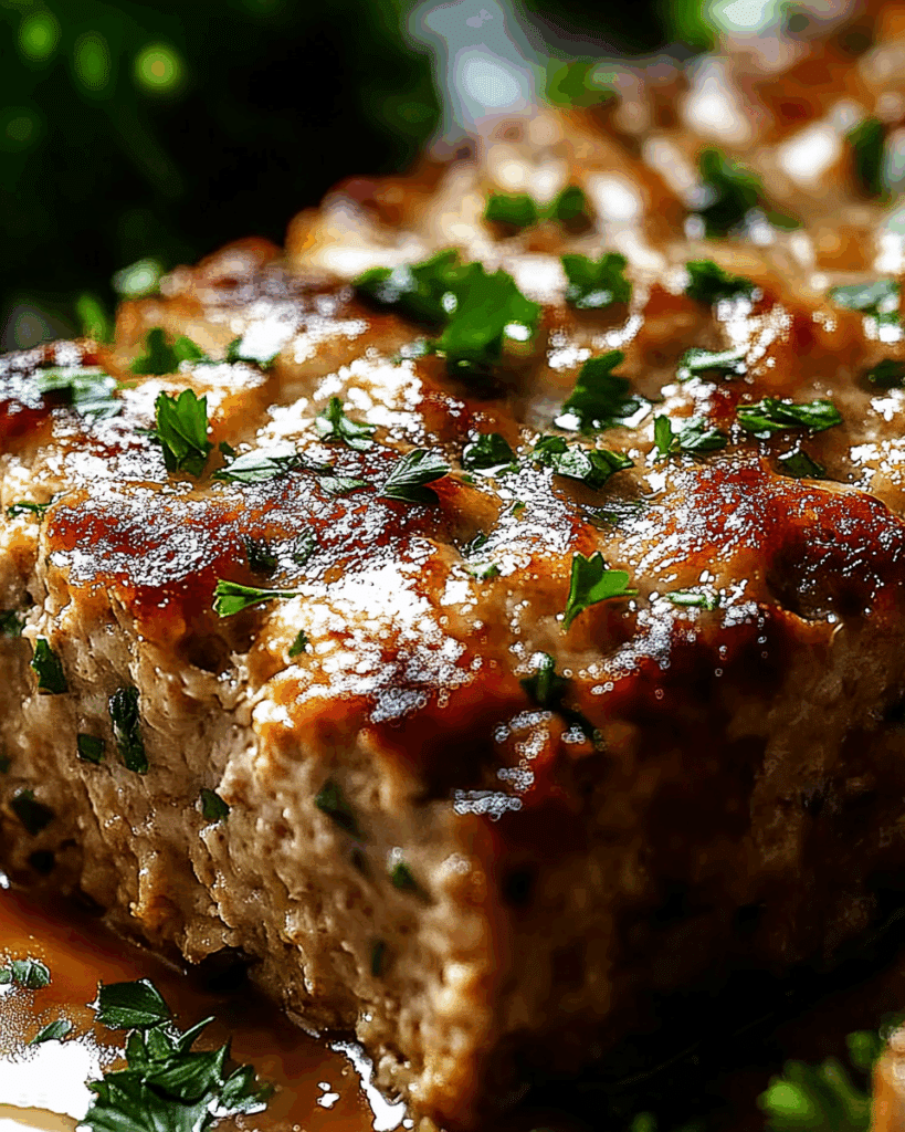 Melt in Your Mouth Garlic Parmesan Chicken Meatloaf 2