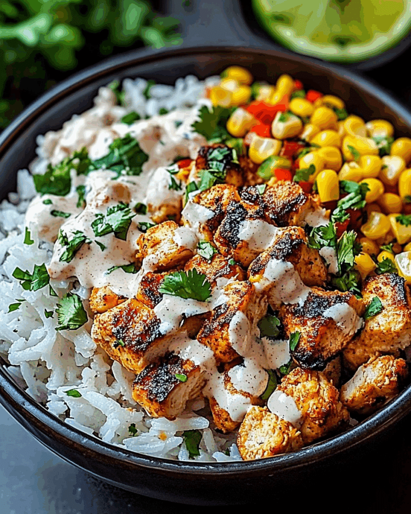Mexican Street Corn Chicken Bowl 2