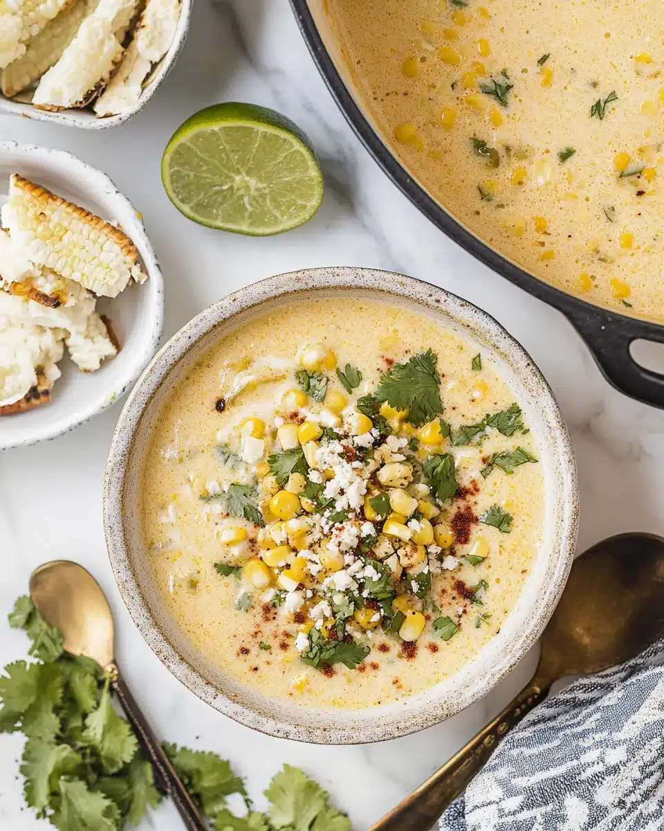 Mexican Street Corn Soup: Enjoy a Creamy Delight Today!