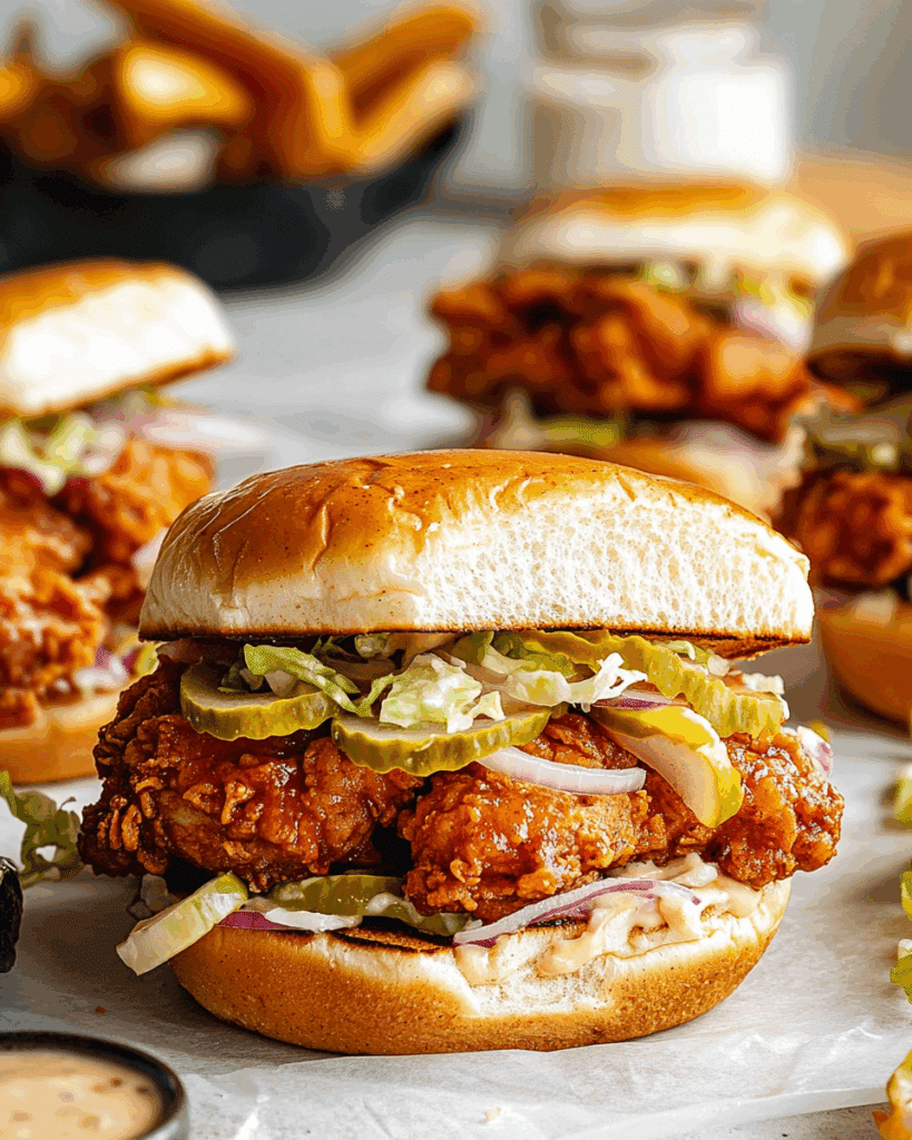 Nashville Hot Chicken Sandwiches 2